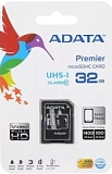 Флеш карта microSD/microSDHC 32GB A-DATA Class 10 UHS-1 A1 100/20 MB/s (SD адаптер)