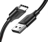 Кабель USB 2.0 Type C 1,50 м. (для зарядки и синхронизации) черный Ugreen