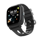 Детские умные часы Smart Baby Watch Wonlex CT10 GPS, WiFi, камера, 4G черные (водонепроницаемые)