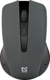 Мышь беспроводная Defender Accura MM-935, 4 кнопки, 800-1600 dpi, оптическая, серая	